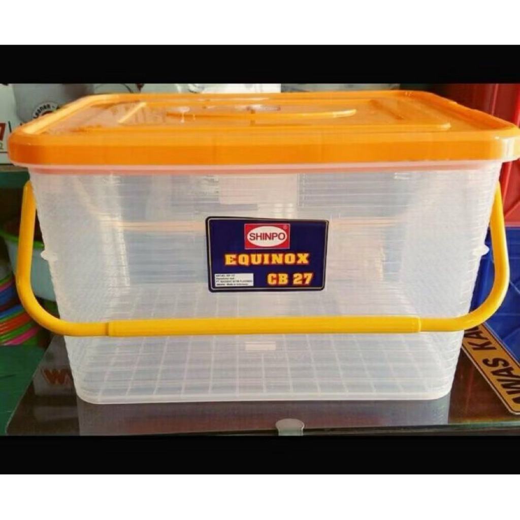 Equinox Shinpo CB 27 ลิตรกล่องคอนเทนเนอร์ / ถังพลาสติกอุตสาหกรรม CB27 / ภาชนะเก็บ