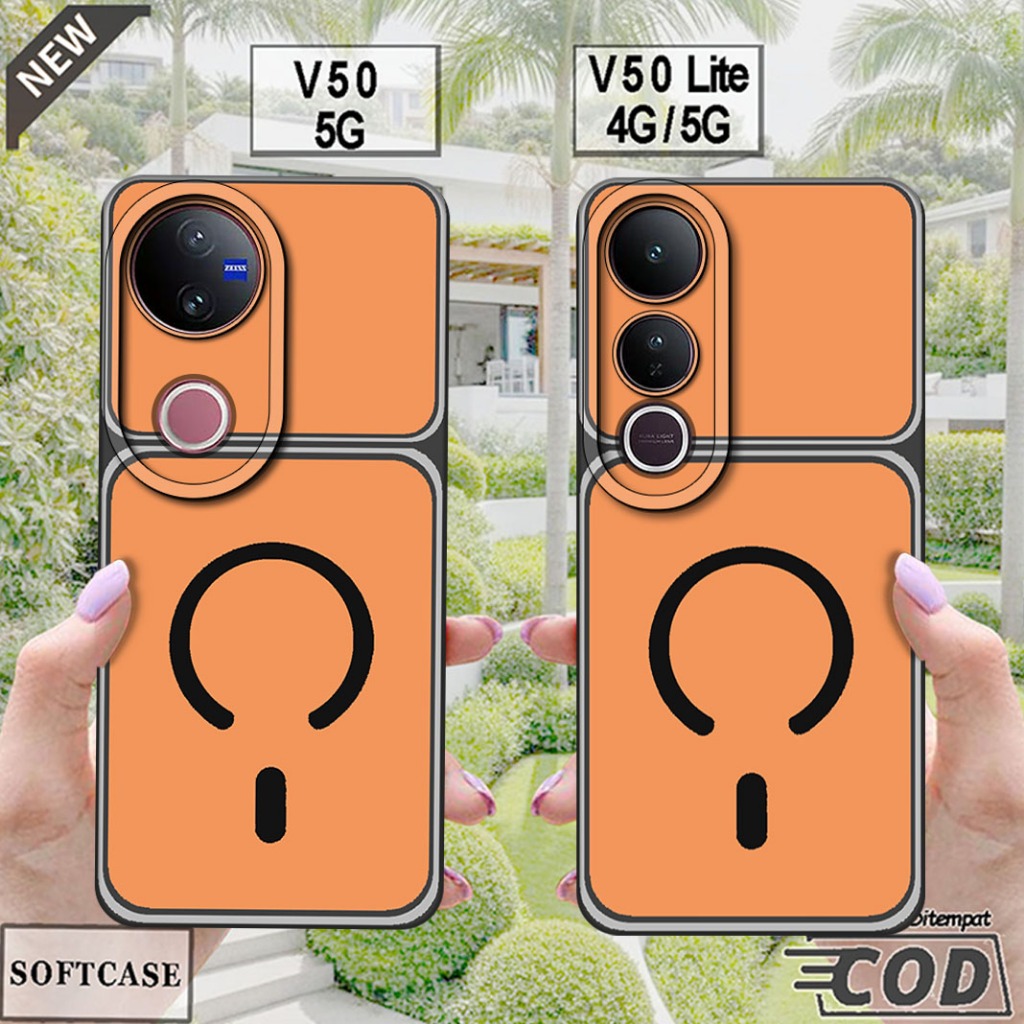 เคส VIVO V50 5G 2025 - เคส VIVO V50 LITE 4G / 5G 2025 _ เคสซิลิโคนสีดํายืดหยุ่น