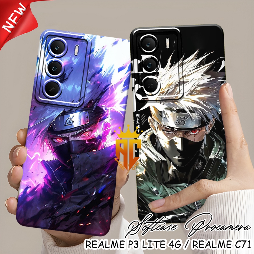Softcase Realme p3 Lite 4g - เคส Realme c71 4g - Realme c75 - Realme c75x - Realme c73 Naruto Kakash