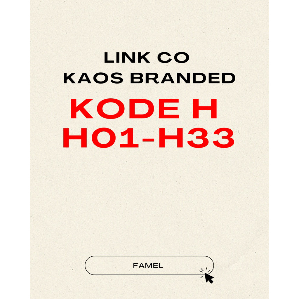 CO LINK CODE H (H1-H33) OVERSIZE BRA*ded LIVE UNISEX CLOTHES