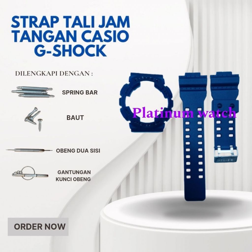 RUBBER BAND BEZEL STRAP CASE CASIO G-SHOCK GA100 GA110 GD100 GD120 GAX100