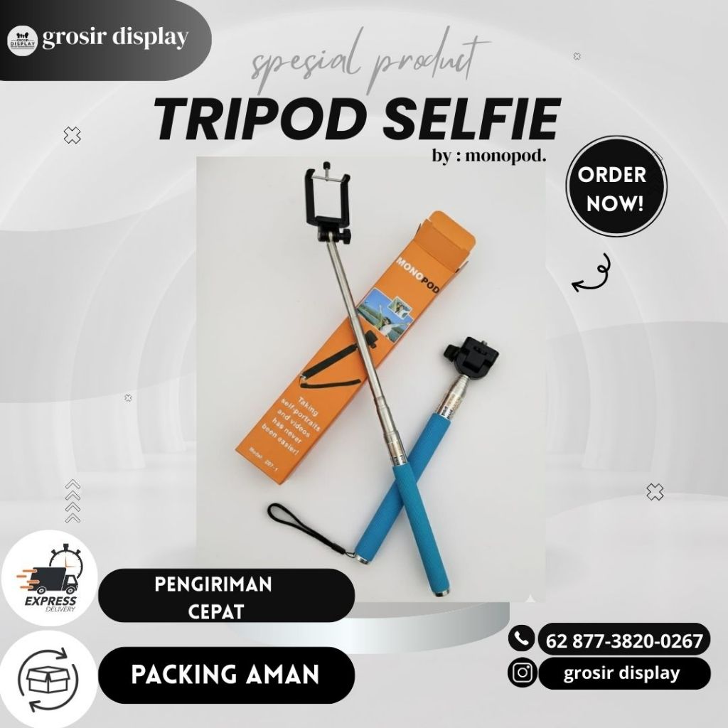 SELFIE AND VIDEO TRIPOD, STRONG 20-97 CM