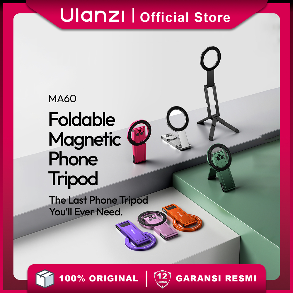 Ulanzi MA60 ขาตั้งกล้องโทรศัพท์แม่เหล็กแบบพับได้