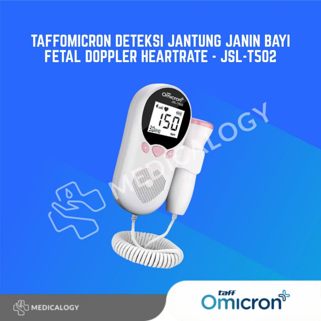 TaffOmicron Doppler Fetal Doppler Heart Rate Monitor - JSL-T502