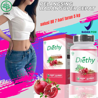 Obat Diet Ampuh 100% Herbal Turun 1-10kg Dalam7 Hari Penekan Nafsu Makan Pelangsing Badan
