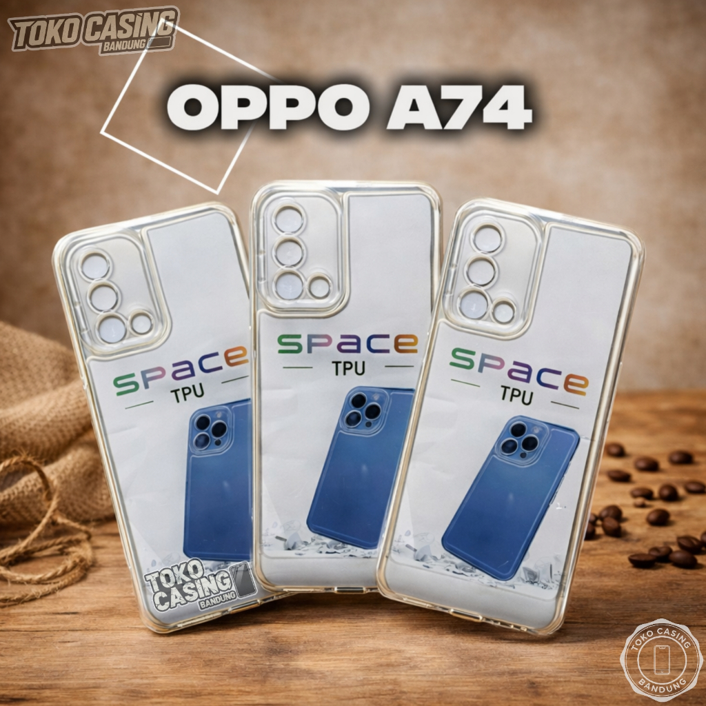Oppo A74 4G Clear Case (CPH2219) A95 4G (CPH2365) Plain Casing