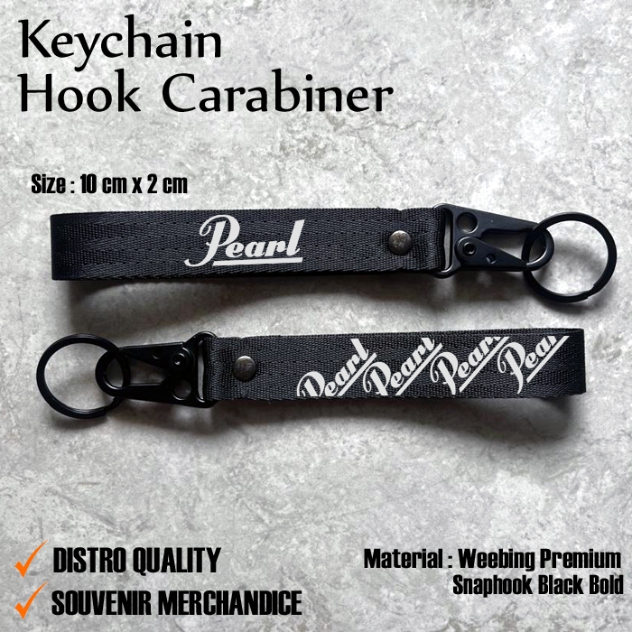 GANTUNGAN PEARL KEY - PEARL DRUM CARABION - พวงกุญแจ PEARL DRUMS - PEARL HOOK
