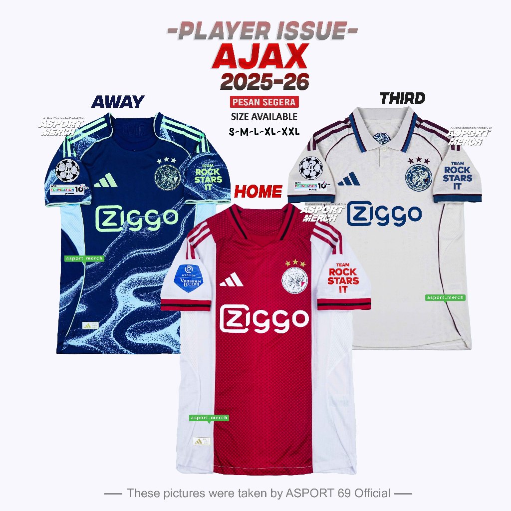 PLAYER ปัญหา AJAX HOME AWAY THIRD 2025 2026 AJAX THIRD 25 26 PI COLLECTION