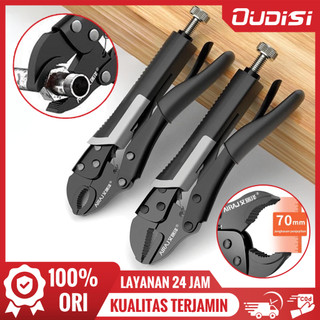 OUDISI Tang Jepit Buaya Bengkok 7inch 9inch 10inch Alat Penjepit
