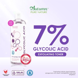 Autumn 7% Glycolic Acid Exfoliating Toner (AGET 500ML)