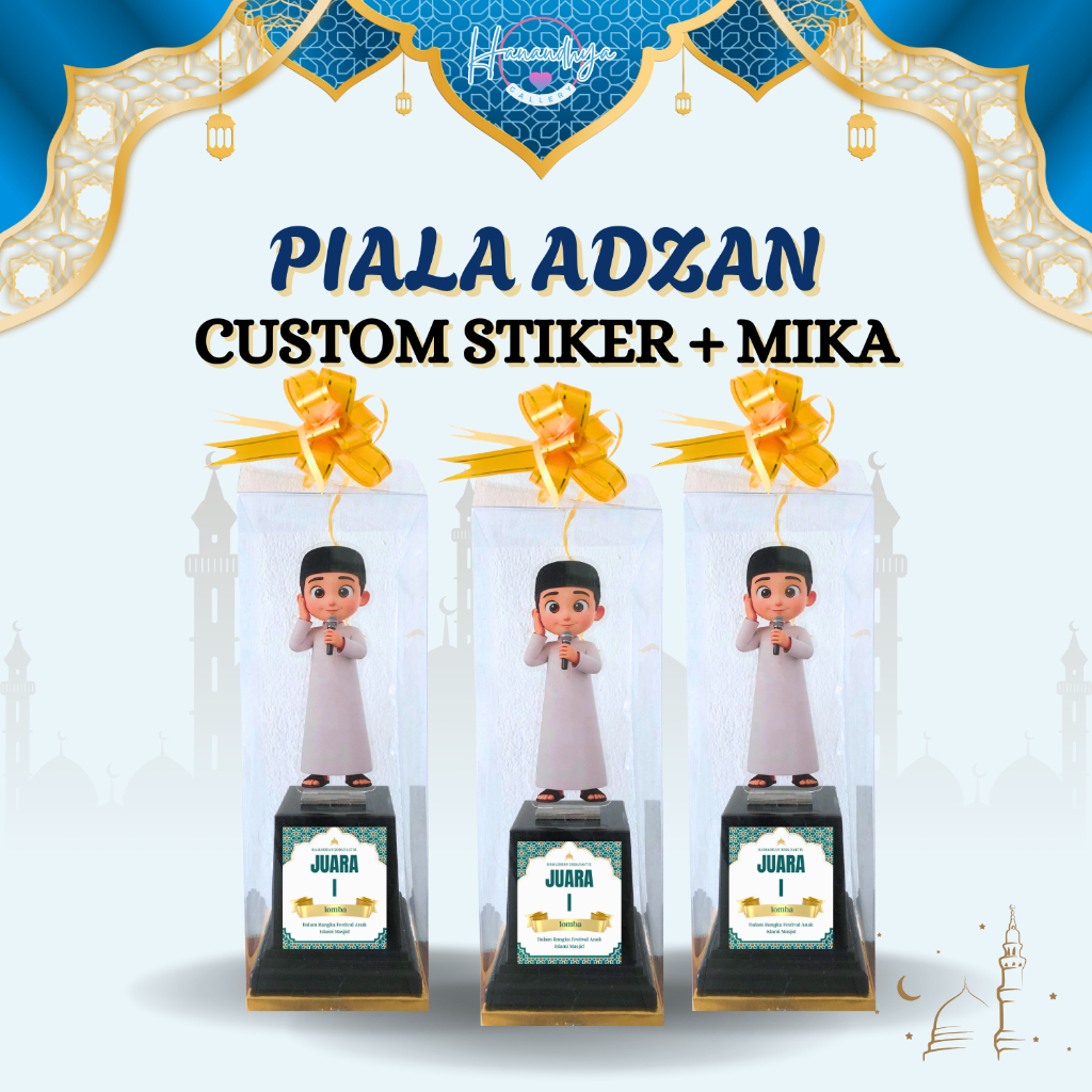 RAMADHAN CUP 2026 ADZAN สติ๊กเกอร์แบบกําหนดเอง + MICA, SOUVENIS, ของขวัญและ MEMORIES