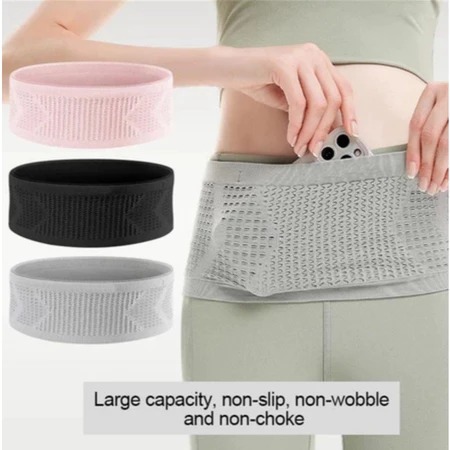 (81) Sport Running Band Belt Bag Anti-Shake Running กระเป๋าคาดเอว Running Belt SUPER PREMIUM MATERIA