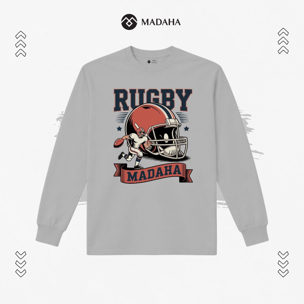Madaha Long Sleeve Rugby Impact Not Excessus T-Shirt