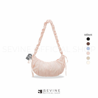 Sevine Sora Polos Sling Bag Tas Bahu Tahan Air Tas Selempang  Cewek Wanita Resleting