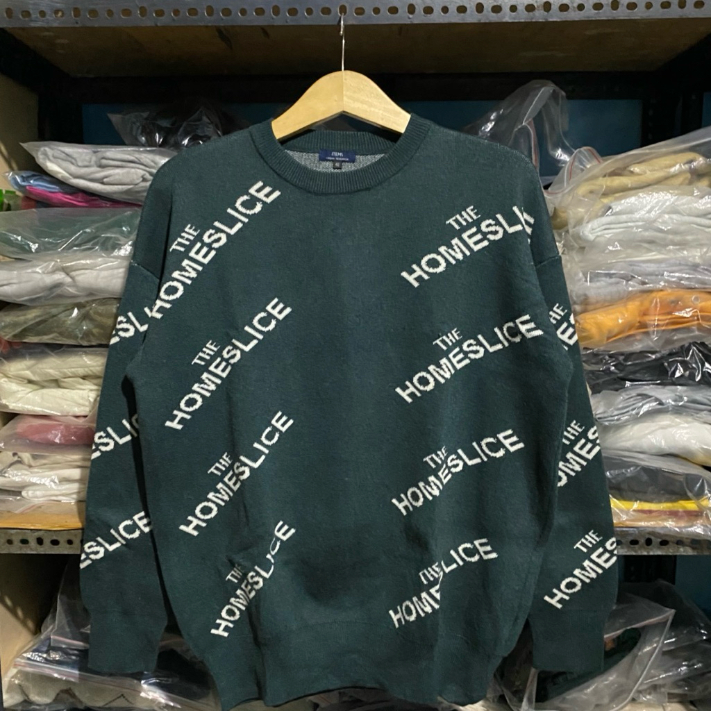 HIJAU Items by Urban Research Japan Knit Green Size 40 67x58