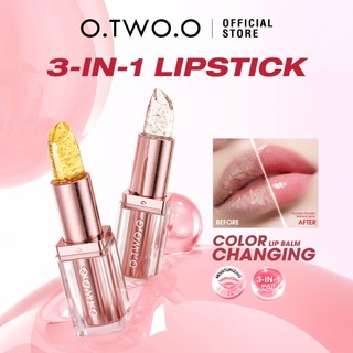 Haute Series O.TWO.O Color Changing Lip Blam Moisturizing Gold Foil Thermochromic Lipstick 0 Added