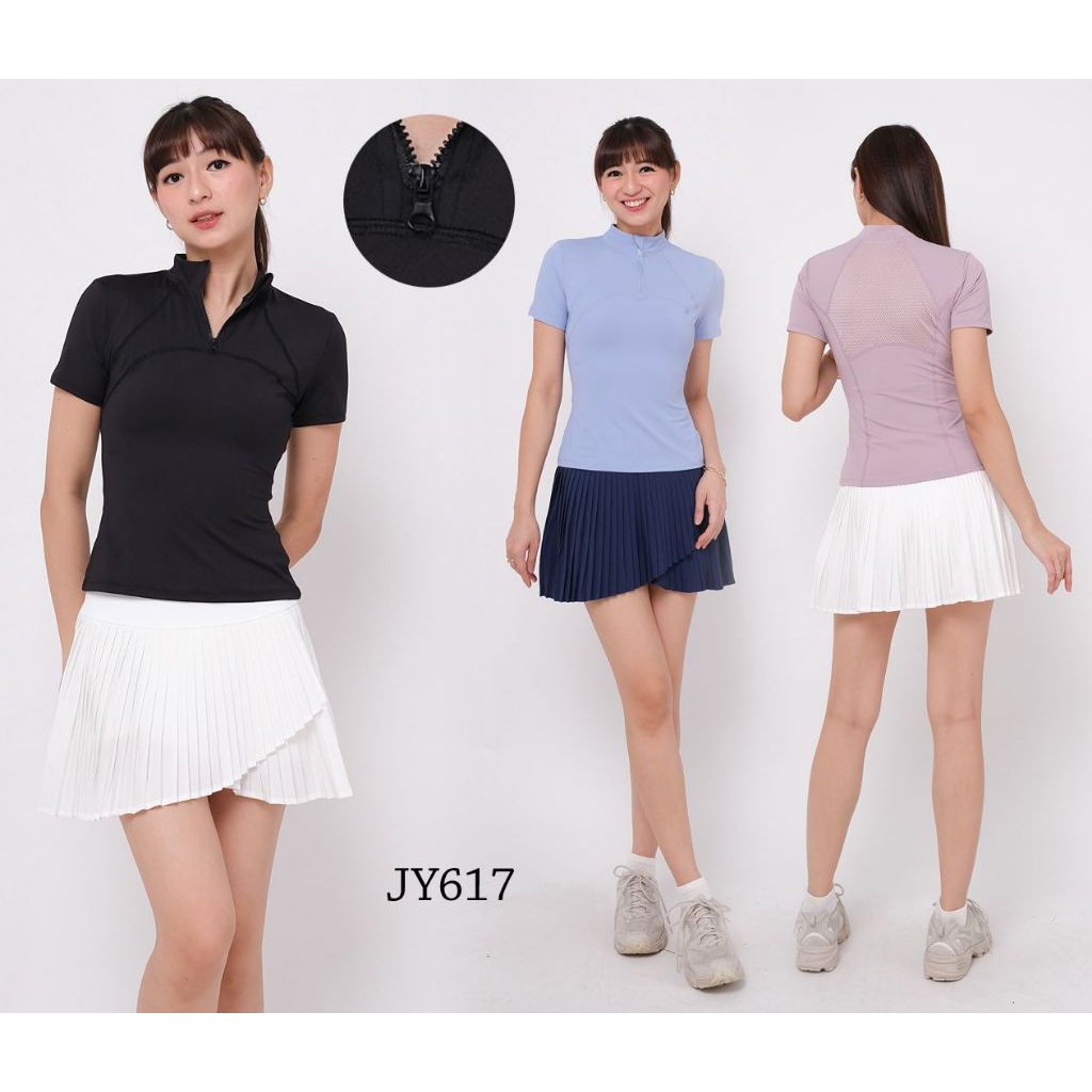 WOMENS SHORT SLEEVE TOP GYM SPORT TOP JY617