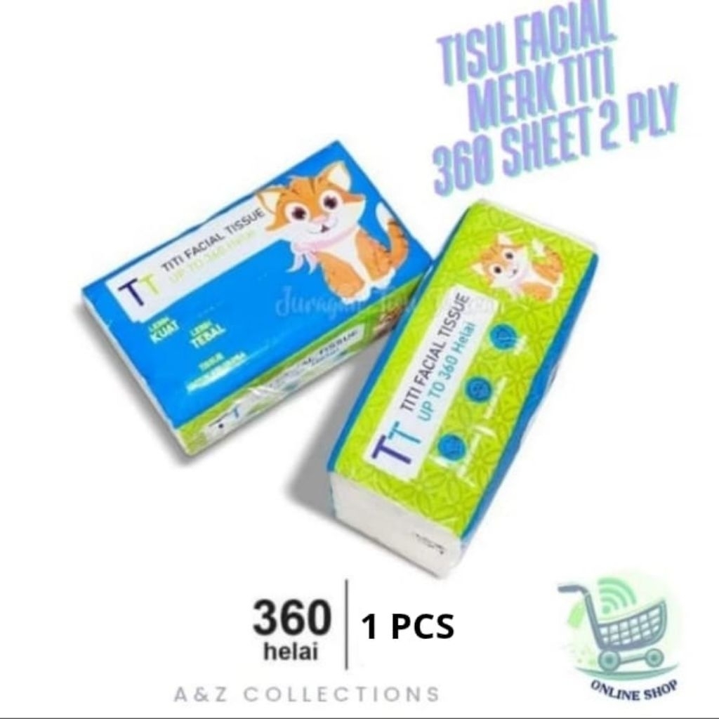 TITI FACIAL TISSUE 360 SHEET 2 ชั้น / FACIAL TISSUE / FACIAL TISSUE / FACIAL TISSUE 360 แผ่น
