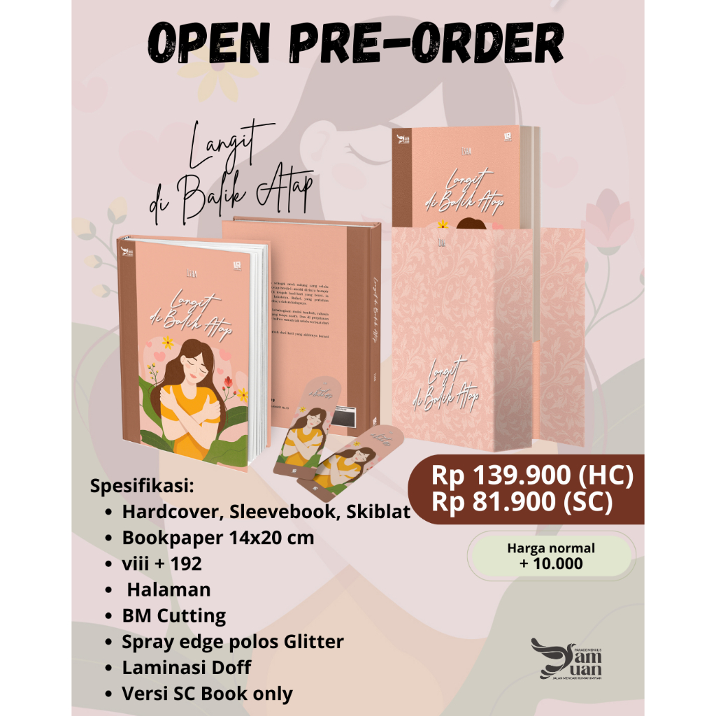 หนังสือต้นฉบับ "The Sky Behind the Roof" โดย Isha (JAMUAN 2)