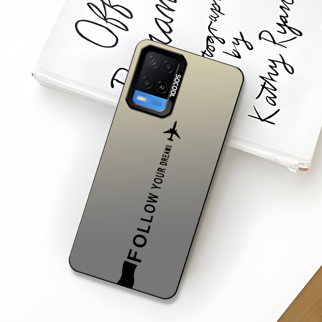 HP SoftCase Hybird Socool HOLOGRAM AASTETIC AIRPLANE Motif สําหรับ OPPO A54, A60, A77S, A57, A5X, A3