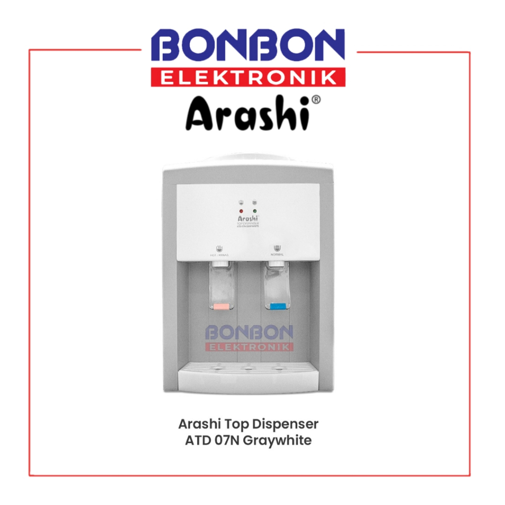 เครื่องจ่ายแกลลอนด้านบน Arashi ATD 07N GREY / ATD 07N / ATD-07N GREY - Hot & Normal - ไฟแสดงสถานะ