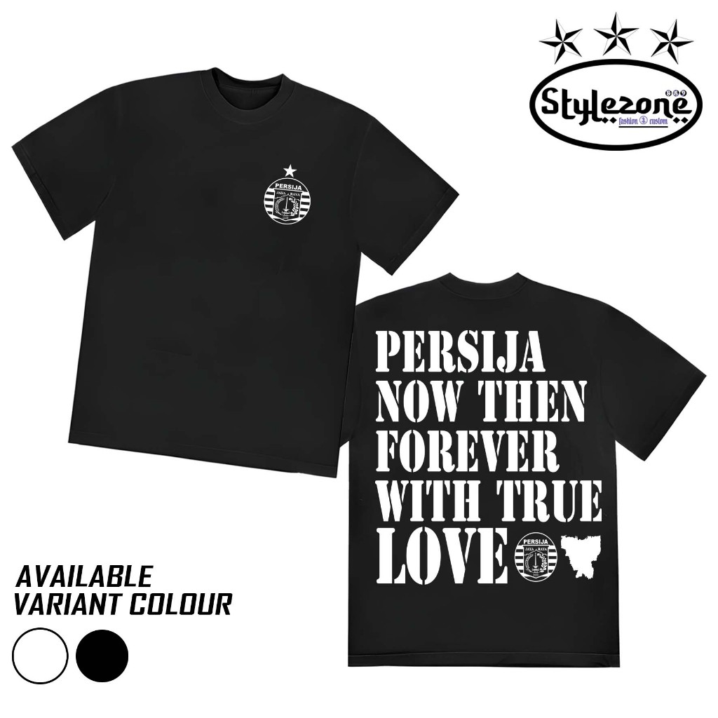 PERSIJA NOW THEN FOREVER WITH TRUE LOVE T-SHIRT - ผู้ชายและผู้หญิง
