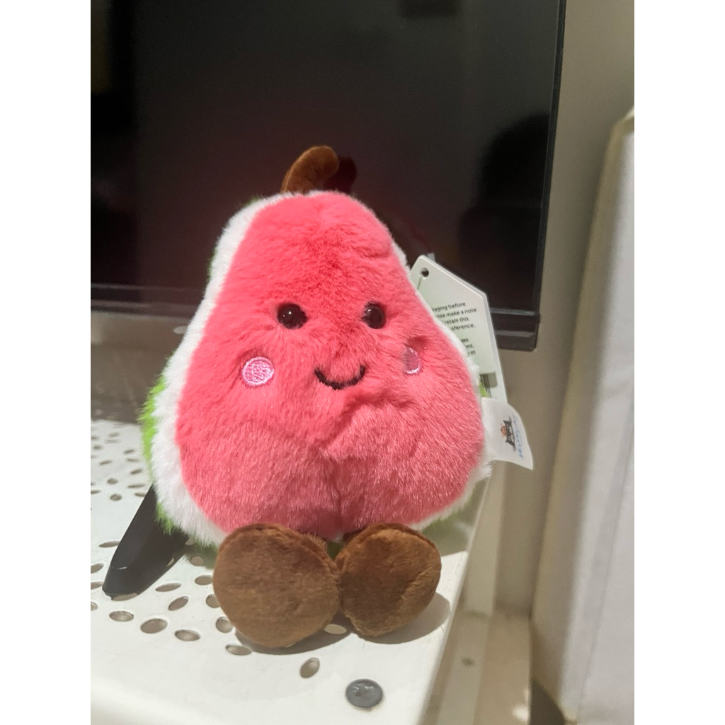 JELLYCAT GUAVA BAGCHARM KEYCHAIN