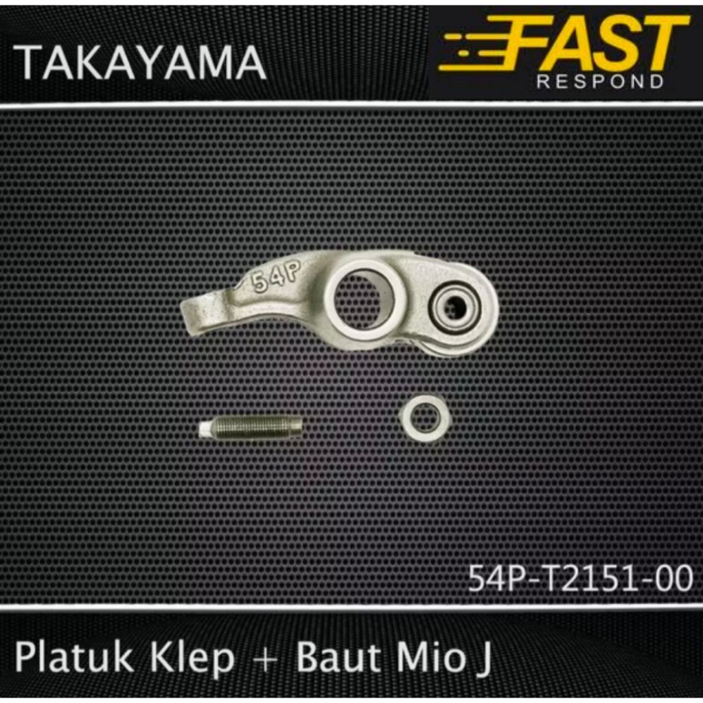 วาล์ว TRIGGER + BOLT 1PC MIO J, SOUL GT, FINO FI, X RIDE ORIGINAL TAKAYAMA