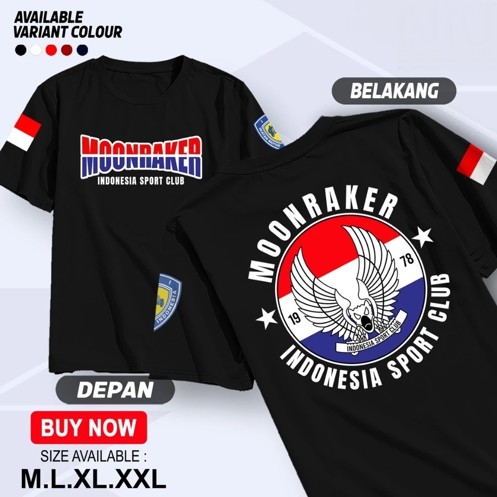 INDONESIAN SPORT CLUB เสื้อยืด INDONESIAN SPORT CLUB เสื้อยืด DISTRO สําหรับผู้ชายและผู้หญิง