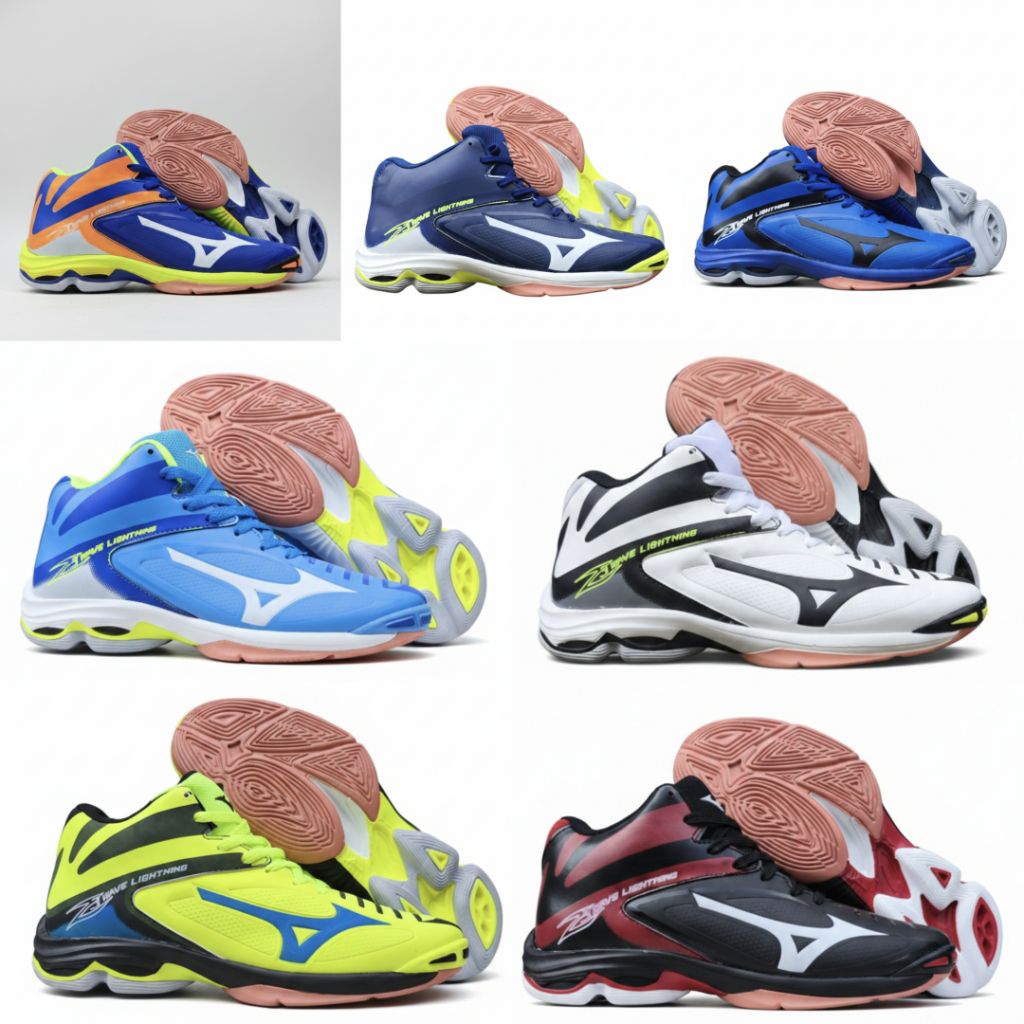 Mizuno Wave Lightning3 Mid Light Soft กันลื่น, รองเท้าวอลเลย์บอลผู้ชาย Mizuno ใหม่ล่าสุด