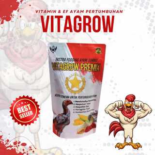 VITAGROW PREMIX 200 - 500gr - Pemacu Pertumbuhan, Kuatkan Tulang, Maksimalkan Ukuran Badan
