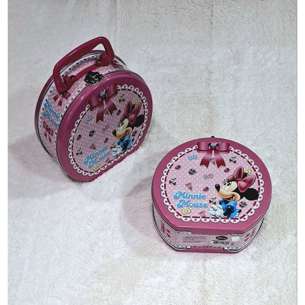 Tin Case Minnie Mouse & Spiderman - Girl Case สินค้าเกาหลี
