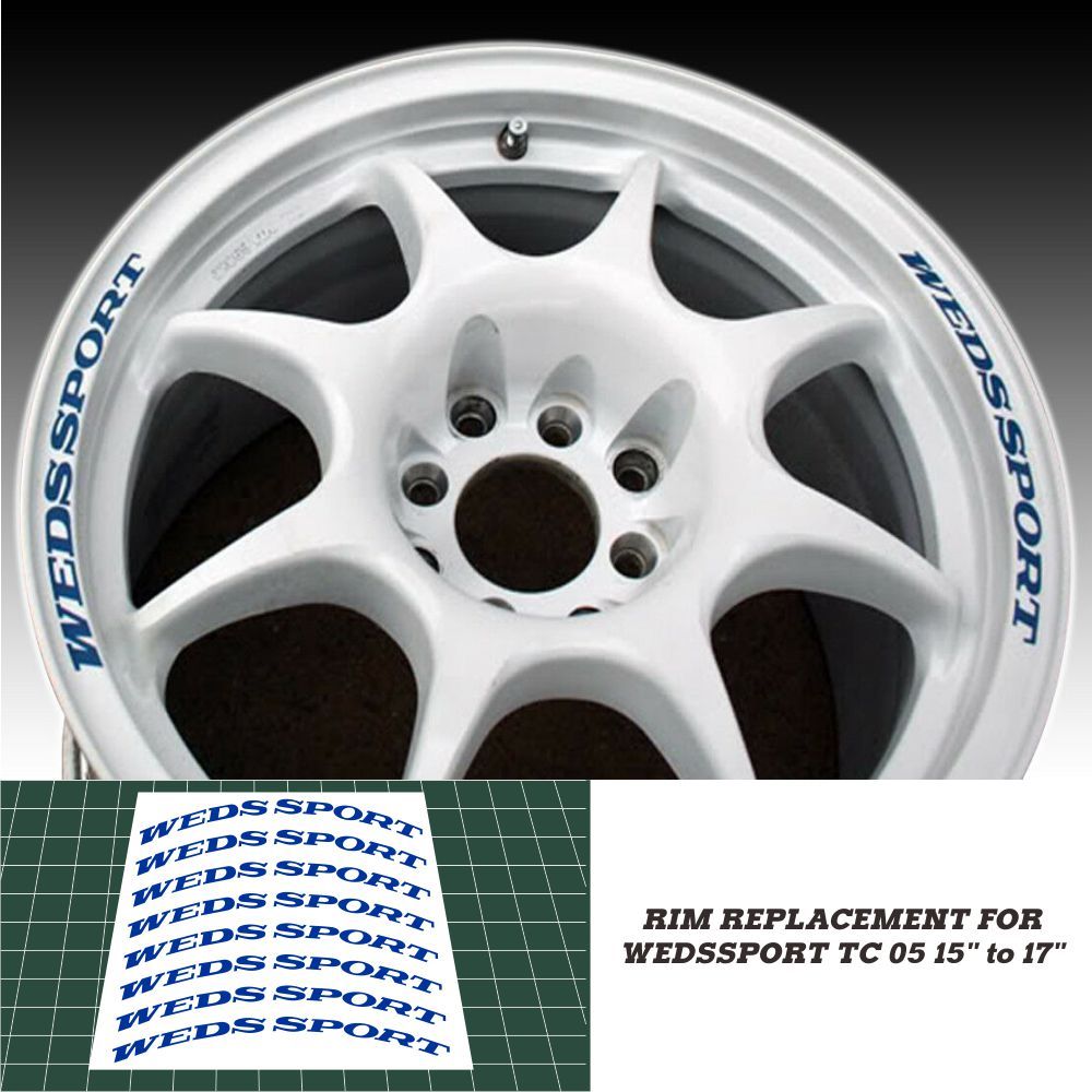 Wedssport TC05 สติ๊กเกอร์ขอบรถยนต์เปลี่ยนไวนิลไดคัท