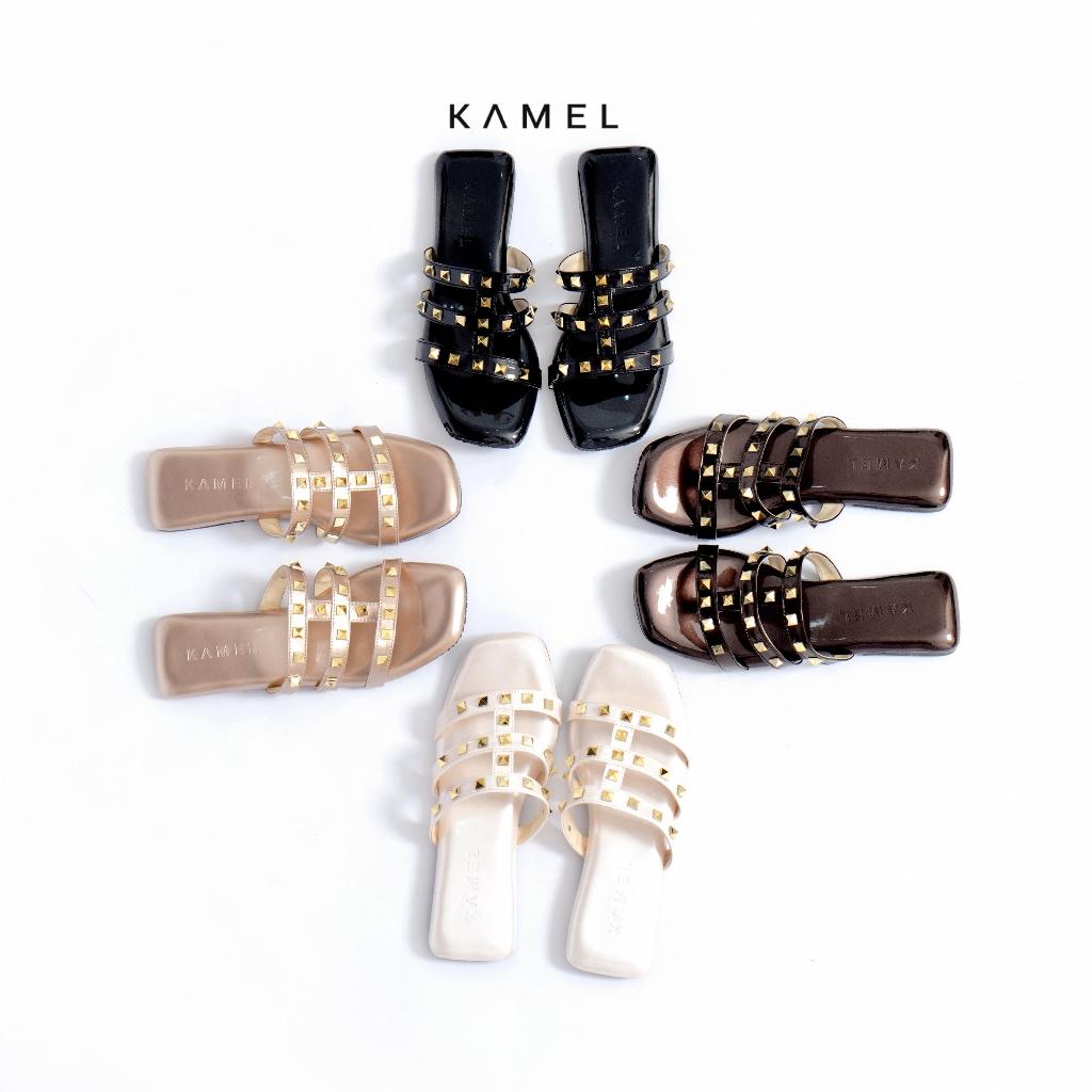 KAMEL - Clara Womens Flat Sandals, Flat Sandals, Heeled Sandals, Slide Sandals