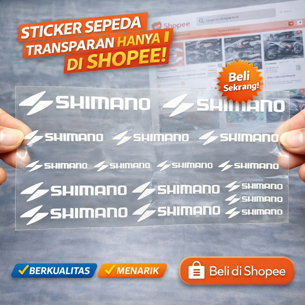 SHIMANO สติ๊กเกอร์ตัด ชิมาโน่, วานิจจักรยาน, สติ๊กเกอร์กรอบตัว จักรยานเสือภูเขา แบบพับได้, การออกแบบที่กําหนดเองฟรี
