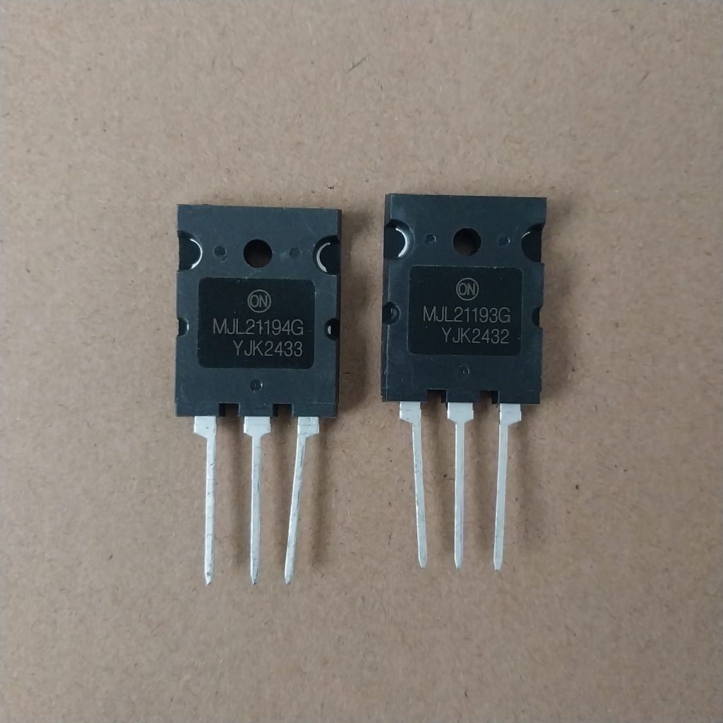 MJL2193G ทรานซิสเตอร์ MJL 21194G รอบสุดท้าย MJL 21194G รอบสุดท้าย MJL 21193G ราคาต่อชุด