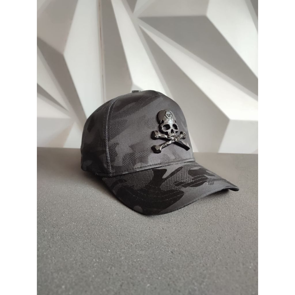Philipp plein หมวกเบสบอลสุดหรูสําหรับผู้ชายและผู้หญิง
