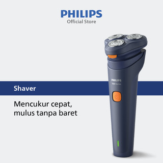 Philips | Shaver 1000 | Alat Cukur Electric Pria | Cukur Basah & Kering | Pisau Powercut | S1880/00