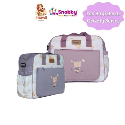 Snobby Large baby Bag Grizzly Series / baby Gear Bag // pikmii baby kids
