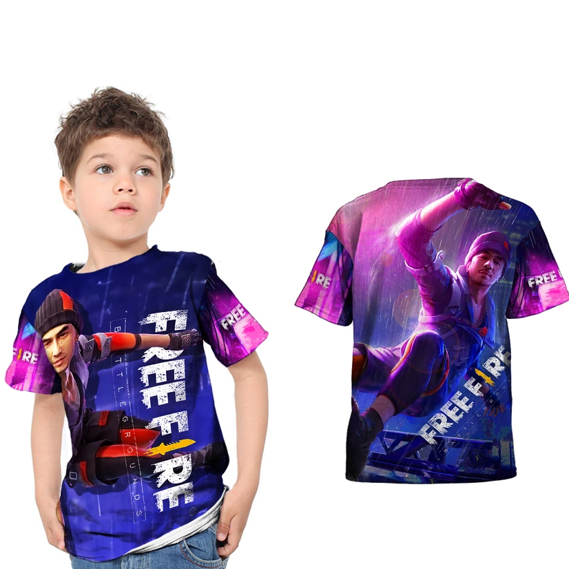 JOTA FREEFIRE Sublime Fullprint เสื้อยืดเด็ก