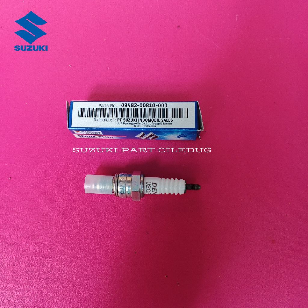 DENSO U20FS-UE MOTORCYCLE SPARK PLUG SUZUKI ALL SMASH SKYDRIVE HAYATE SKYWAVE ARASHI SHOGUN FD/FL 12