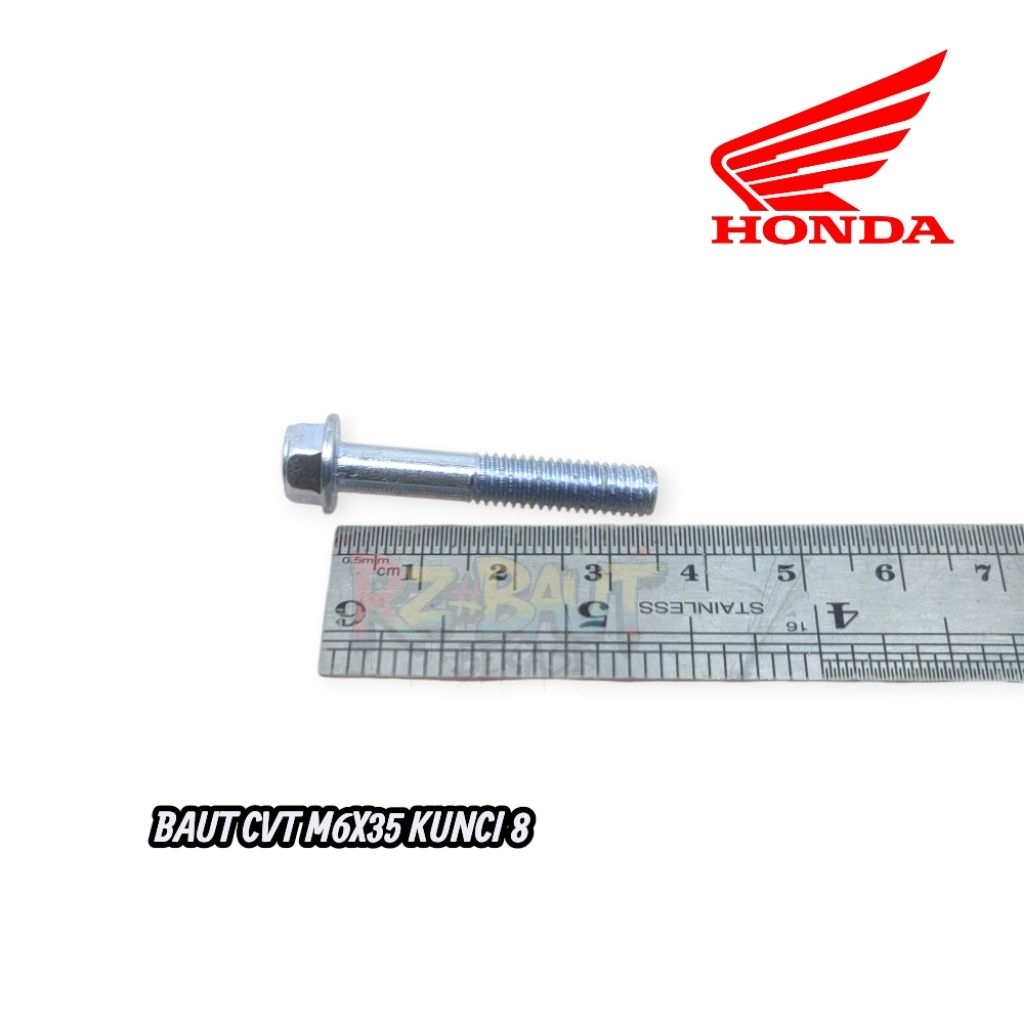 HONDA CVT BOLT_M6X35 CVT BOLT KEY 8_BEAT VARIO SCOOPY GENIO SPACY CVT BOLT 10 KEY 8 LENGTH 3.5CM