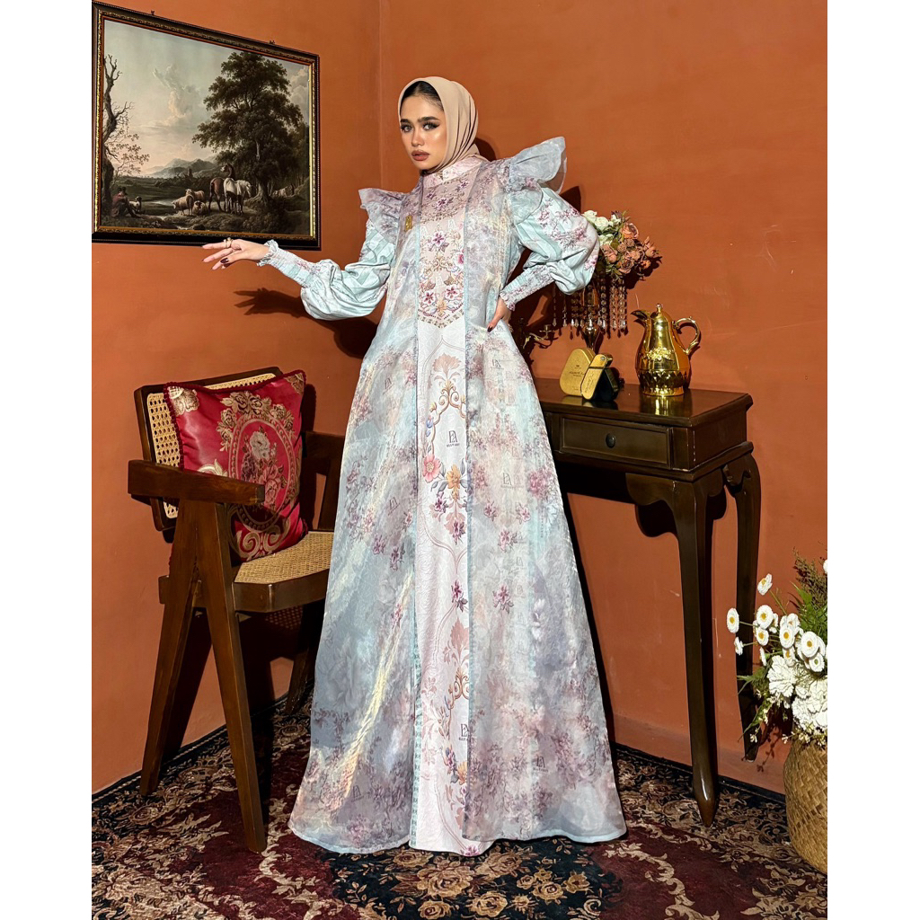 Lavita Dress Exclusive By Elly Arsy (ไม่มีฮิญาบ)