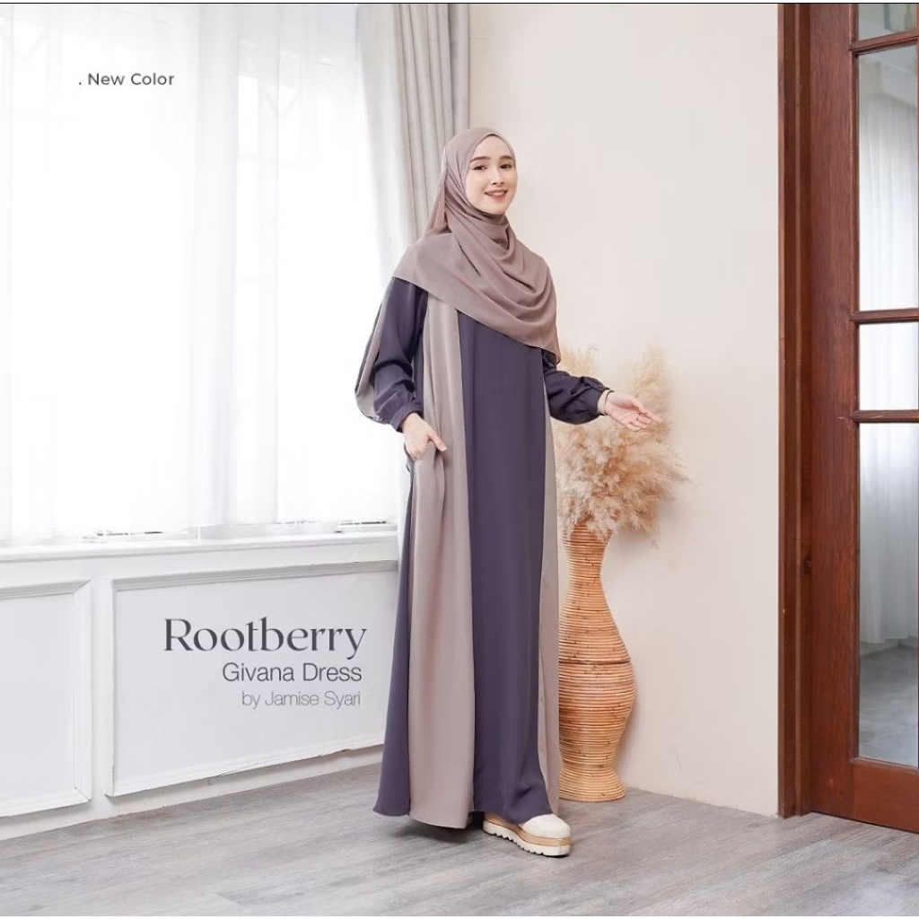 Givana Abaya Jamise Syari Edelyn Jamise วัสดุ