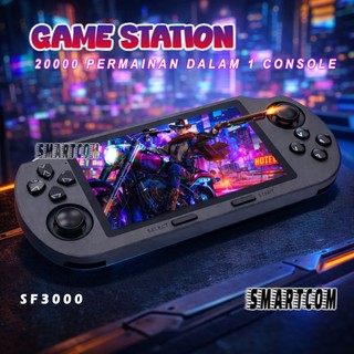 Smartcom SF3000 Game Station Handeld Retro  20000+ Games Classic Console Player IPS 4.5 inch Screen
