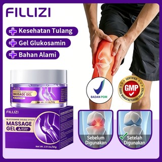 BPOM FILLIZI Nature Krim Kolagen Sendi, massage gel Menenangkan Nyeri Tulang Sendi,Krim Pelembab Rasa Sakit Di Kaki