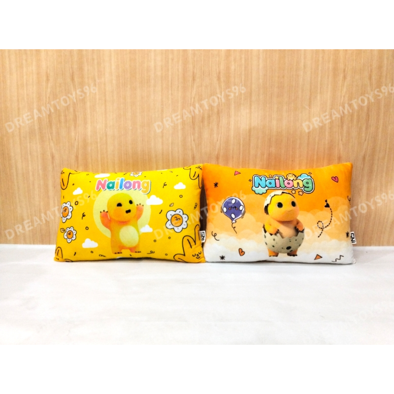 DREAMTOYS96 MINISO Dino Naloong หมอนสี่เหลี่ยม Nailong หมอนนอน