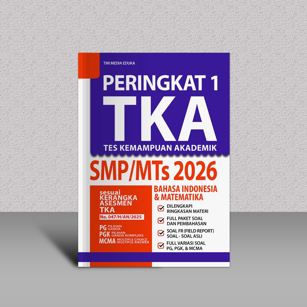 หนังสือ SIAGA TKA SMP/MTs - หนังสือคําถาม 1 TKA SMP Mts 2026