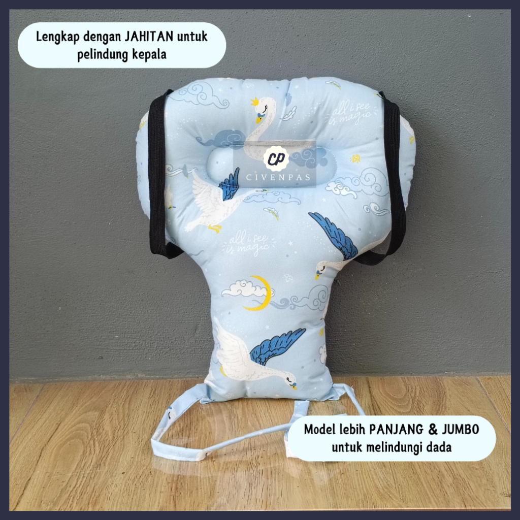 เบาะแฮนด์มอเตอร์ไซค์สําหรับเด็ก JUMBO สําหรับป้องกันศีรษะเด็ก - เบาะแฮนด์เด็ก JUMBO LONG