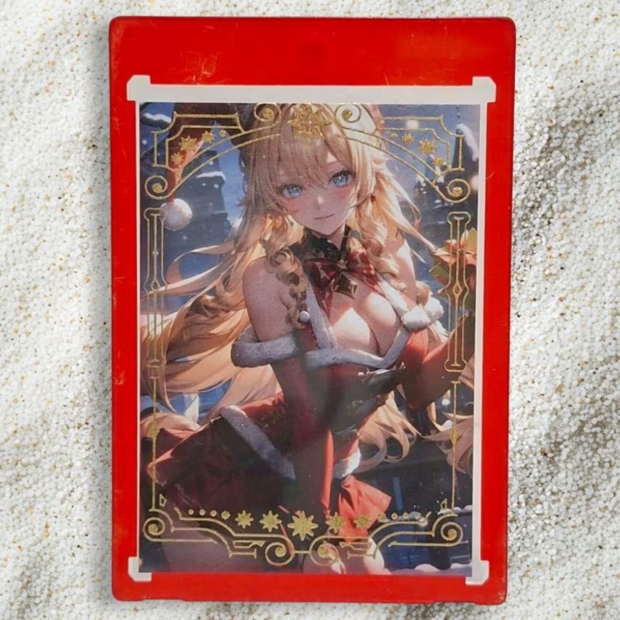 Genshin Impact Navia Christmas Magnetic Case การ์ด CCG